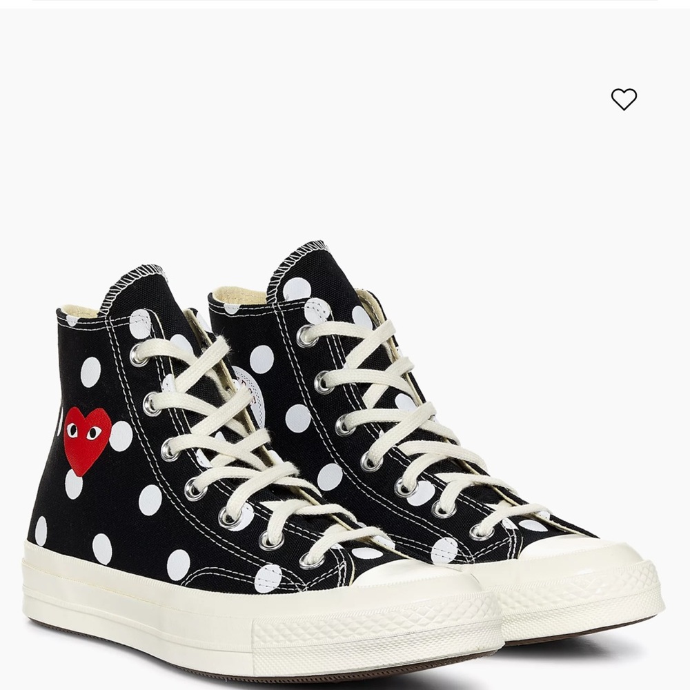Come Des Garçons Play XConverse collaboration sneakers men’s size 10 , w…